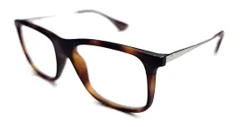 Rb7054 Ray-ban 5365 Tortoise Square Eyeglasses Frame 51-17 140 Read