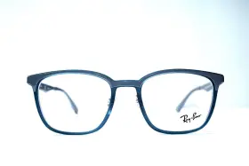 52-19-145 Ray-ban Rb7117 Rb 7117 5679 Matte Gray Blue Authentic Eyeglasses Mm Brand New