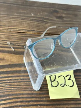 Rb7160-5866 Ray-ban Optics Womens Matte Blue Full Rim Butterfly Eyeglasses Frame