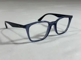 Rb7177 Ray-ban 5995 Blue Square Eyeglasses Frames 51-18 140 Only
