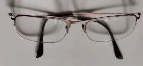 Rb8714 Ray-ban Light Rb 8714 Made In Italy Glass Frame Only 55 18 145 Half Rim