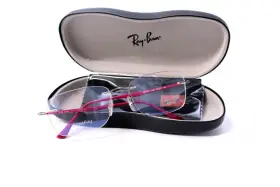 Rb8750-1195-54 Ray-ban New Rimless Glasses Rb8750 1195 54 17 140 Unisex Lightray Silver Pink