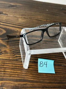 Rb8901-5610 Ray-ban Optics Men Black Shiny Gray Carbon Fiber Eyeglasses Frame