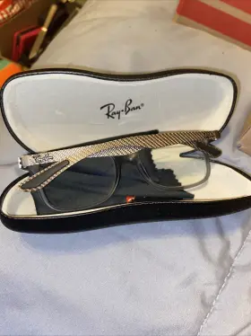 Rb8903 Ray-ban 5244 53/18/140 Gray Carbon Fiber Eyeglasses Frame R626 Only