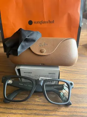 Rw4008 Ray-ban Wayfarer Matte Black Full Rim Plastic Eyeglass Frames 53mm