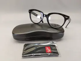 Rx2199v Ray-ban Round Eyewear Frames Black/demo Lens 50 Mm