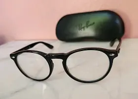 49-21-145 Ray-ban Rx5283 2000 Black Eyeglass Frames With Case - Only