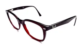 Rb5285 Ray-ban Rx5285 Red Eyeglasses Frame 51-19 140