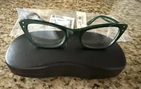 49-20-140 Ray-ban Rx5499 Lady Burbank Optics In Polished Transparent Grey 49-20-140- New
