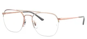 Rx6444 Ray-ban - Unisex Frames Rose Gold/demo Lens