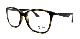 Rx7066 Ray-ban New 5577 Shiny Havana Brown Authentic Eyeglasses 54-17