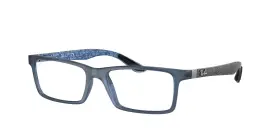 Rx8901-5262-55 Ray-ban Unisex Eyeglasses Rx 8901 5262 57-17 Demi Gloss Blue