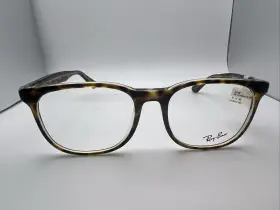 Ww859 Ray-ban Rayban 5369 5082 52/18 145 Havana In Transparent Frames