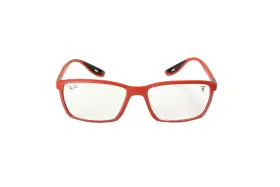 Rx7213m Ray-ban X Scuderia Ferrari 056597762311 F628 54 Matte Red Optical Frame Eyeglasses