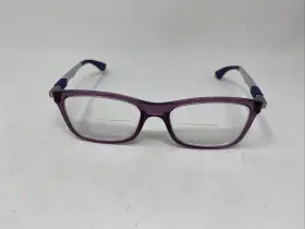 48-16-125 Ray-ban X846 Kids Rb1549 3735 Purple Silver Flex Hinge Eyeglasses