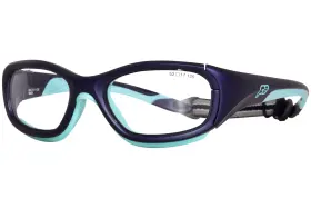 169247-1 Rec Specs By Liberty Sport Slam 655 Eyeglasses Purple/teal Full Rim 52mm With Strap