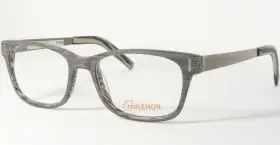 52-18-150 Red Lemon 40007 002 Brushed Grey Unique Rare Eyeglasses Glasses Frame