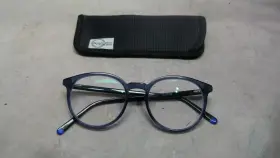 35-001130 Revel Nash Eyeglasses Glasses Optical Frame Black/blue/clear