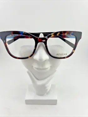 56-20-145 Reverb Rvlo6048 Designer Eyeglasses Frames Tortoise/blue Read