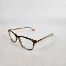 Rv5048 Revlon Eyeglasses Women Cappuccino Rectangle Tortoise Plastic Full Frame