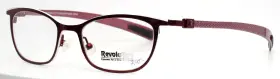 47-17-136 Revolution Rcf206 Bupk Burgundy Pink Womens Eyeglasses B 30