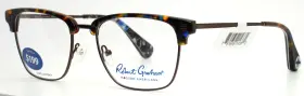 53-19-145 Robert Graham Ma19 Tor Tortoise Mens Square Full Rim Eyeglasses B 42 G