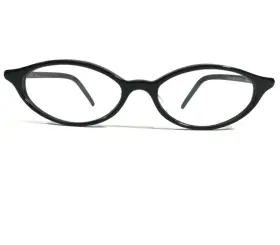 45-16-125 Robert Marc 104-10 Eyeglasses Frames Black Cat Eye Horn Rim