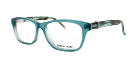 50-15-140 Robert Marc 803-205 New Teal Aqua Havana Authentic Eyeglasses