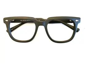 51-21-145 Robert Mitchel 202220 Eyeglasses Frames Rm Matte Black Full Rim N/lens