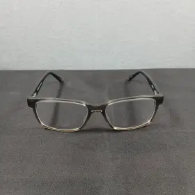 53-16-140 Robert Mitchel Rm5003 Eyeglasses Frames Gr Black Clear Gray Square