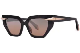 Src001 Roberto Cavalli 705x Sunglasses Crystal Dark Grey/pink Mirror Lenses 54mm
