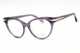 Vrc018m0916 Roberto Cavalli Vrc018m 0916 Eyeglasses Transparent Violet Frame 54mm