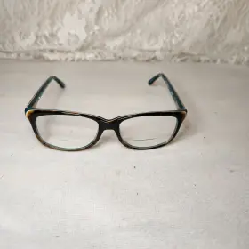 4229198 Roxy 2622 Eyeglasses Ro3580/404 Glasses Frames Only Blue/transp Faux Tortus