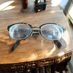 Rr608 Runway Retro Eyeglass Frames Brown Plastic Faux Tortoise Shell Rectangle