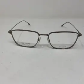 55-18-145 Safilo 226w Eyewear Titanium Linea 08 09q Brown Eyeglasses