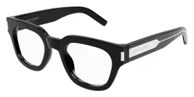 Sl-661-001 Saint Laurent New Black Square Sl 661 001 Eyeglasses Women