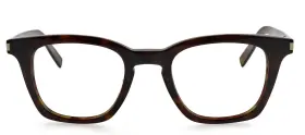 Saint Laurent Sl139-slim Sl139 Slim 003 47mm Brown Havana Eyeglasses Frames Italy Unisex