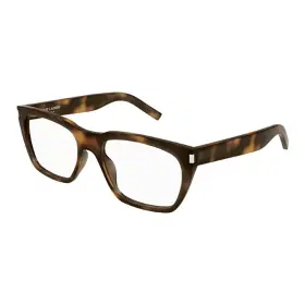 Sl598opt Saint Laurent New Eyeglasses 003 Havana Men Sl 598 Opt