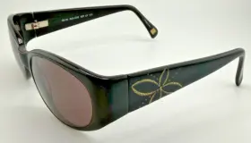 56-18-130 Saks Fifth Avenue S5a-43 Eyeglasses Frames Only S5a-43/s 807 Lf Black Floral