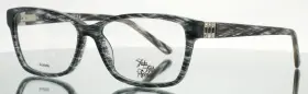 52-14-135 Saks Fifth Avenue Saks304 0mk5 Grey Womens Rectangle Eyeglasses B 34