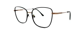 54-17-140 Salsa Sa20212 New Black Gold Authentic Eyeglasses