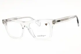 Sf2923 Salvatore Ferragamo 886895530101 050 Eyeglasses Crystal Gray Frame 53mm