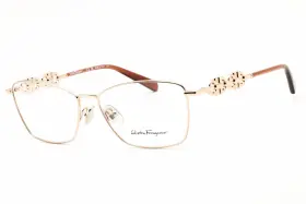 Sf2218688 Salvatore Ferragamo Sf2218 688 Eyeglasses Rose Gold Frame 58mm