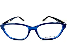 Sf2712424 Salvatore Ferragamo New Sf 2712 424 52mm Cobalt Blue Womens Eyeglasses Frame D