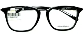 52-18-145 Salvatore Ferragamo Sf2822 001 Black New Authentic Eyeglasses Frames