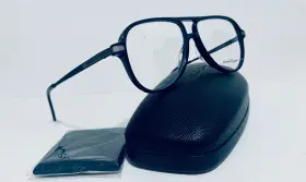 57-13-145 Salvatore Ferragamo Sf2855 001 Black Navigator Authentic Eyeglasses Mm