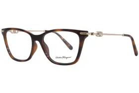 Sf2891 Salvatore Ferragamo 214 Eyeglasses Frame Womens Tortoise Full Rim 54mm
