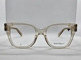 53-19-140 Salvatore Ferragamo Sf2952 2952 259 Transparent Beige Eyeglasses Frame