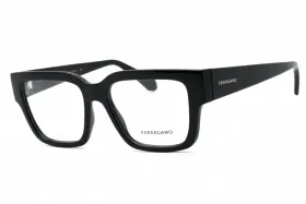 Sf2975-001-53 Salvatore Ferragamo Eyeglasses Size 53mm 17mm 140mm Black Women