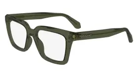 Sf2985 Salvatore Ferragamo New Eyeglasses 320 Transparent Khaki 100% Authentic